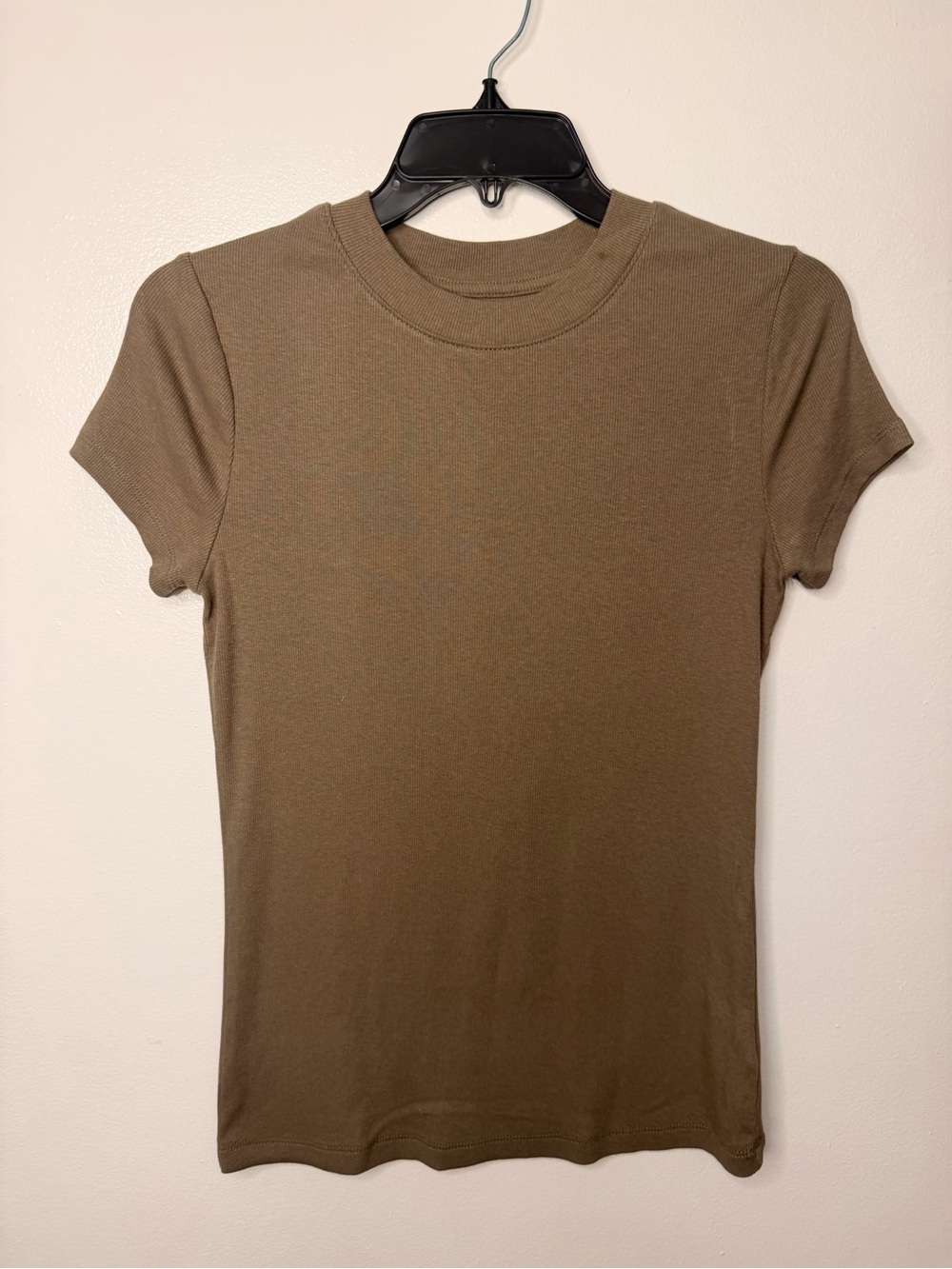 a new day Olive Crewneck Short-Sleeve Tee